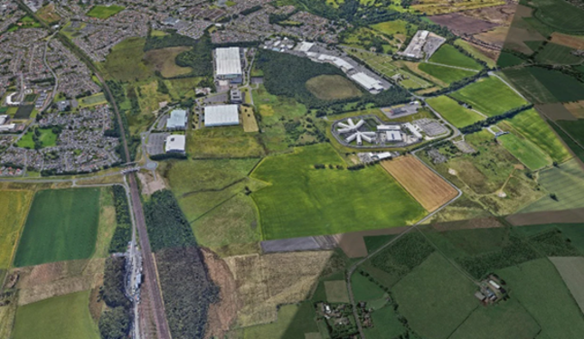 Aerial view of Westerhill Regeneration Area