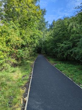 the new resurfaced Strathkelvin Railway Path